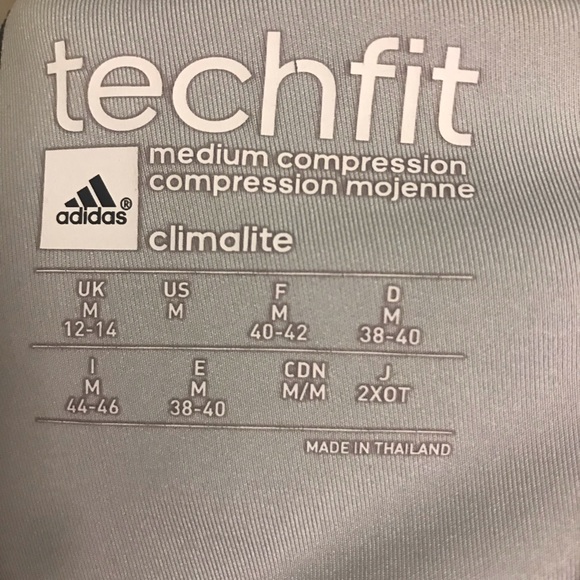 Adidas grey compression capris - size medium - Picture 5 of 5